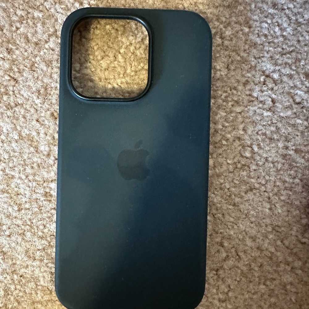 Apple Black Silicone Case for iPhone 14 Pro